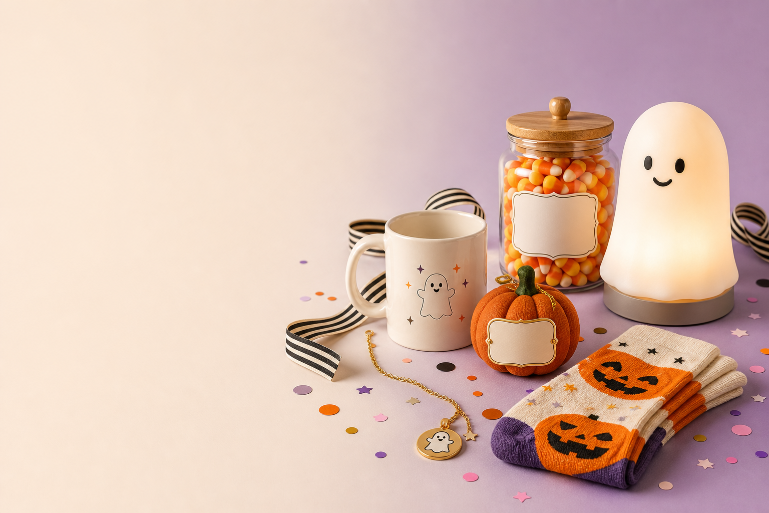 DearLumo Halloween gifts arranged with care