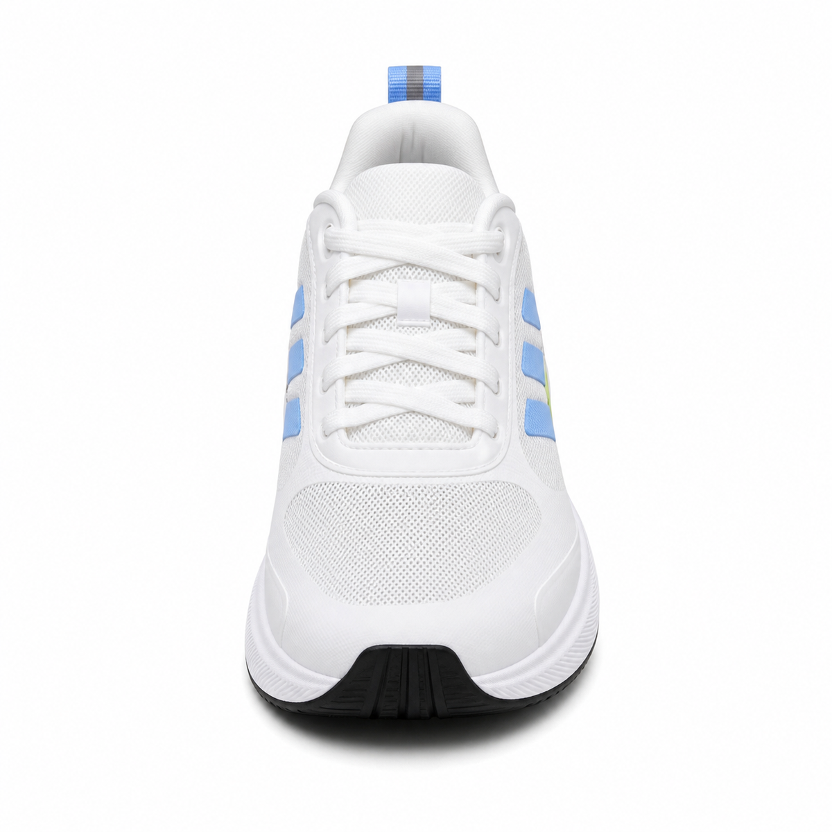 SUPERMAGNA white and blue sneakers - front view