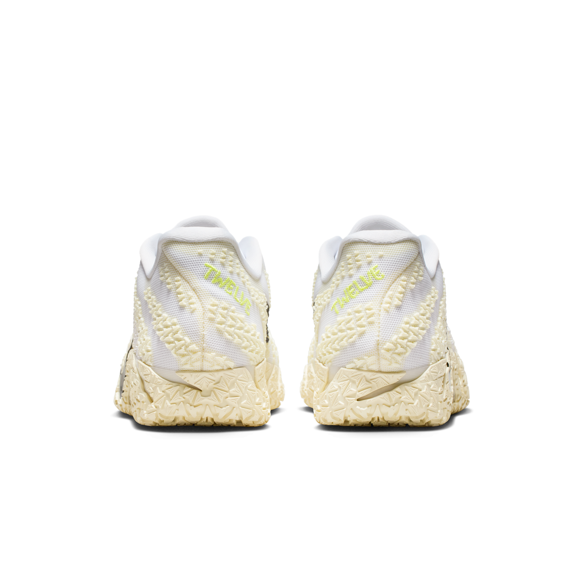 Ja 3 Basketball Shoes Sail / White / Coconut Milk / Desert Khaki HF2794-101 - rear pair view