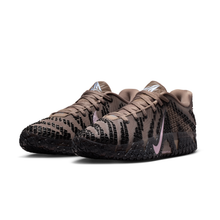 Ja 3 Basketball Shoes Showstopper / Mink Brown / Black / Pink Foam HF2794-200 - three-quarter pair view