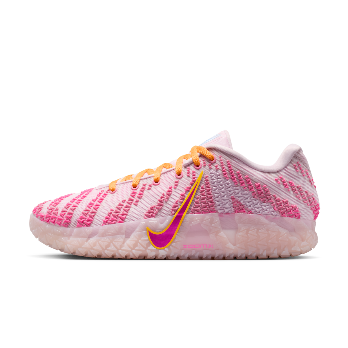 Ja 3 Basketball Shoes Jelly Bean / Pink Foam / Silt Red HF2794-601 - lateral side view