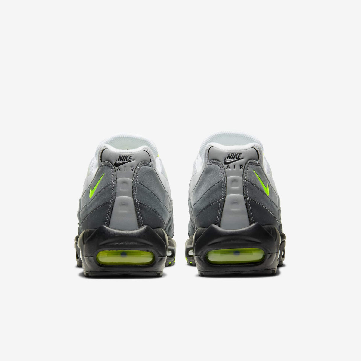 Air Max 95 OG Neon Yellow - Black / Neon Yellow / Light Graphite - rear pair view