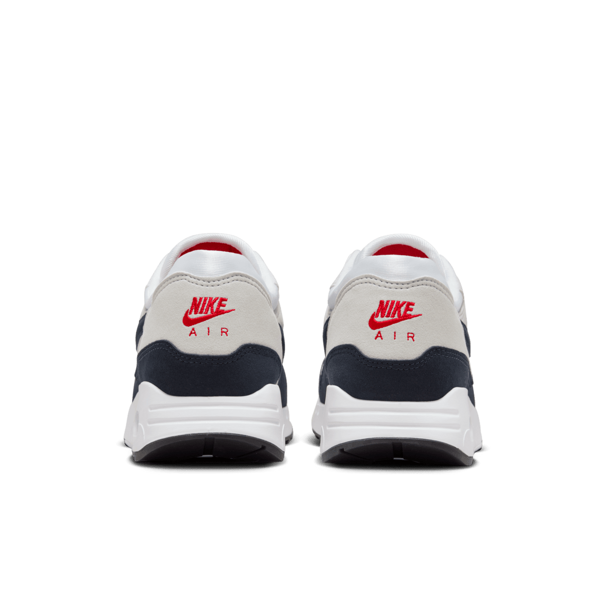 AM1 Big Bubble Dark Obsidian University Red rear view
