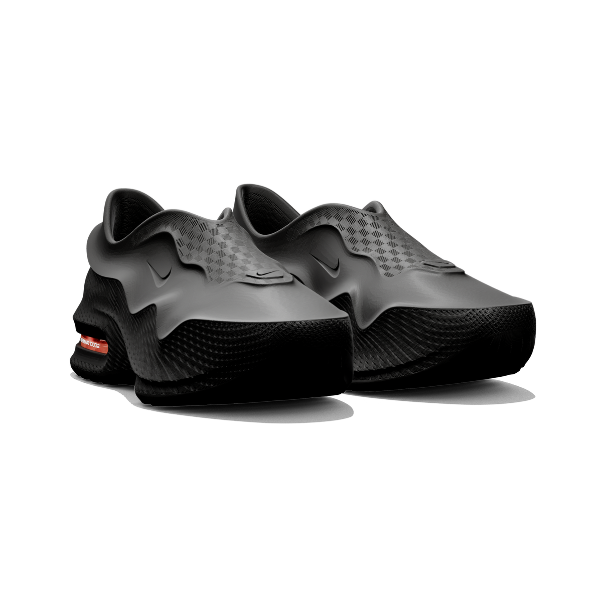 AM1000 Black2.0 red air cushion pair view