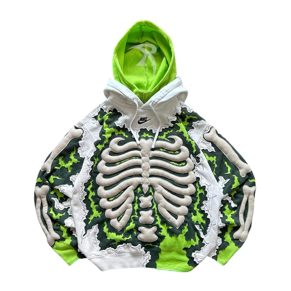 Halloween Graphic Streetwear Hoodie - 3D Skeleton