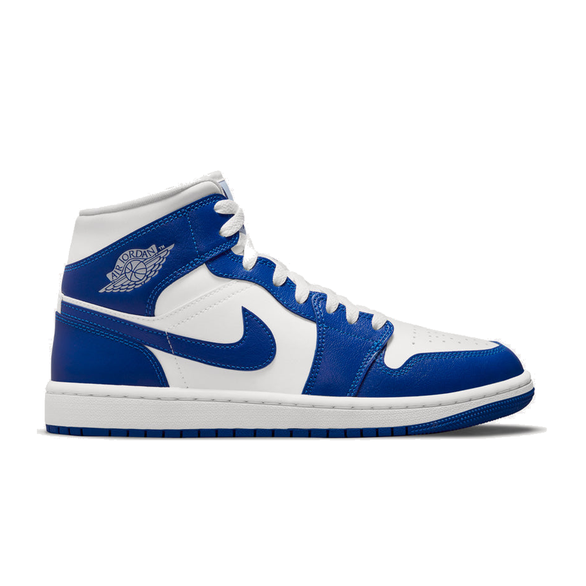Royal Court Mid - White Blue - White / Royal Blue - lateral side