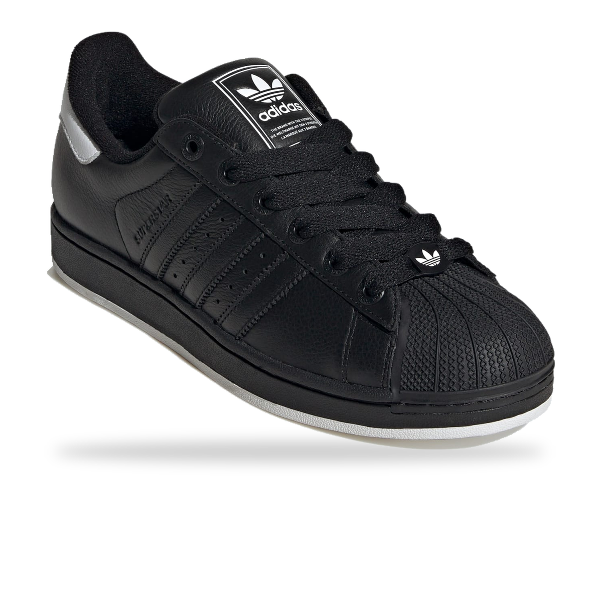 Superstar II - Core Black / Cloud White - Core Black / Core Black / Cloud White - front three-quarter