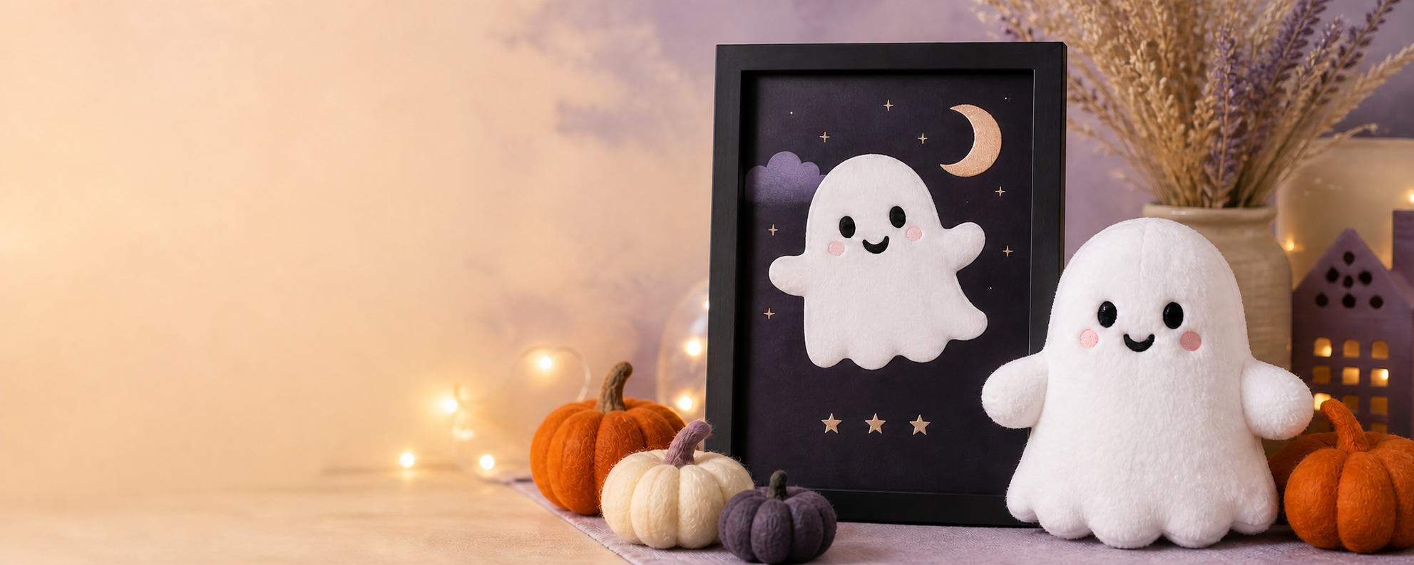 A thoughtful DearLumo gift moment with friendly Halloween keepsakes